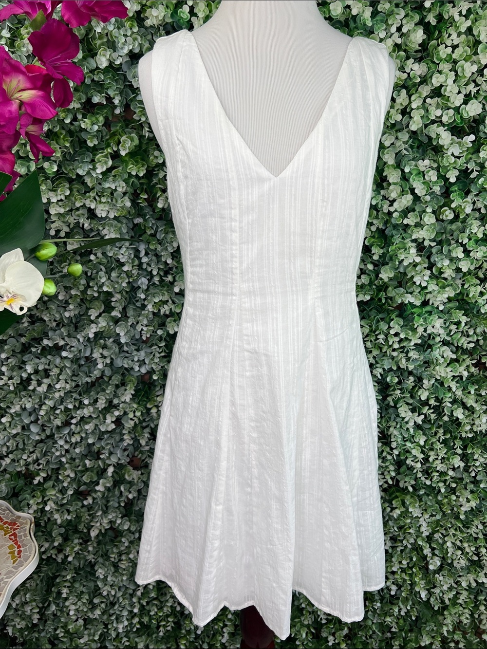 Lulus Charming Perfection White Tie-Back Mini Shift Cotton Dress - Picture 2 of 14